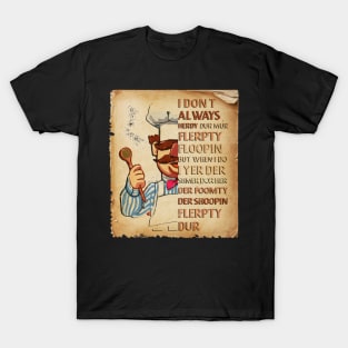 vintage look design, exclusive, swedish chef T-Shirt